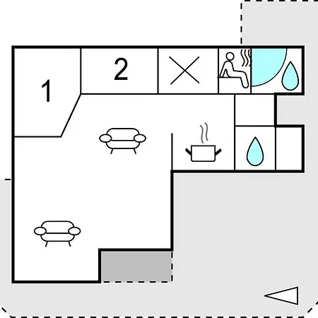 Lille Strandvej Xii Сasa de vacaciones Blåvand